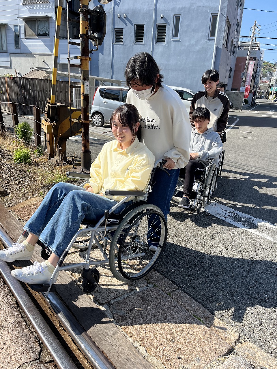 イメージ：【介護福祉科】授業の様子-1年生-
