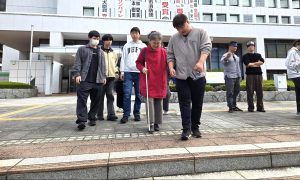 イメージ:【介護福祉科】初のガイドヘルプ体験!